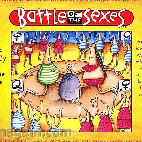 UNIVERSITY GAMES Battle of the Sexes Board Game - NWT's - Picture 1 of 8
